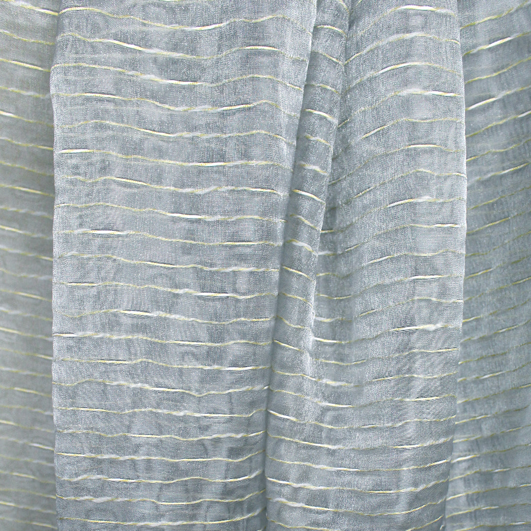 French 'floating yarn' novelty 'poly-silk' organza 1.75 yd