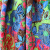 suiting, cotton blend overprinted novelty woven 'floral twist'