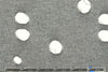 Italian 'drop stitch' novelty sweater knit - tweedy gray 1 yard