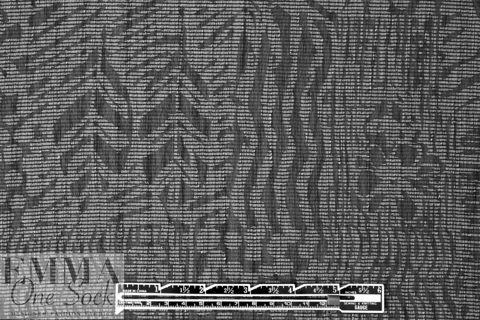 CA designer yarn dyed wood cut novelty weave 1.625 yd