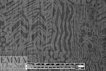 CA designer yarn dyed wood cut novelty weave 1 yard