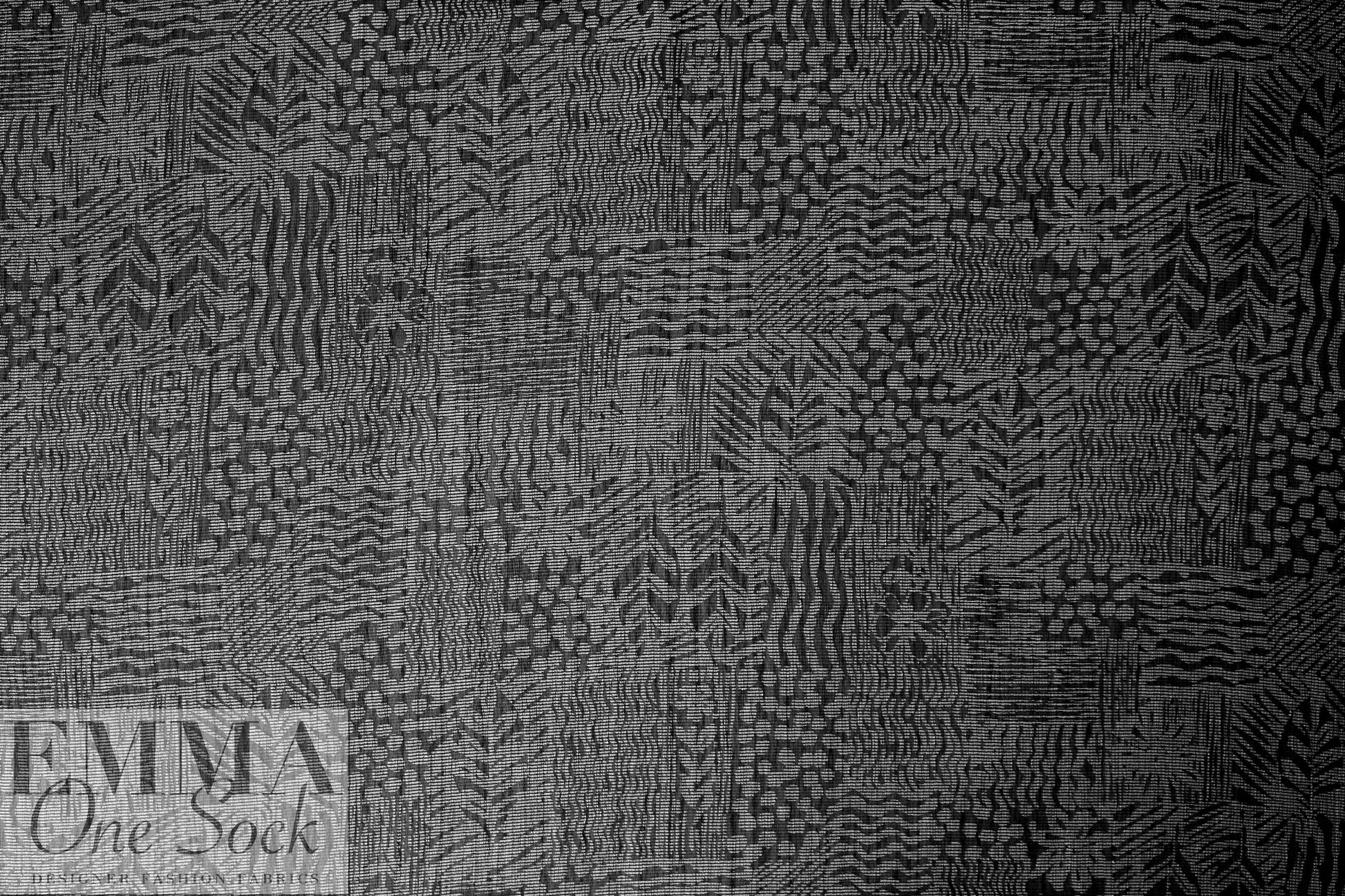 CA designer yarn dyed wood cut novelty weave