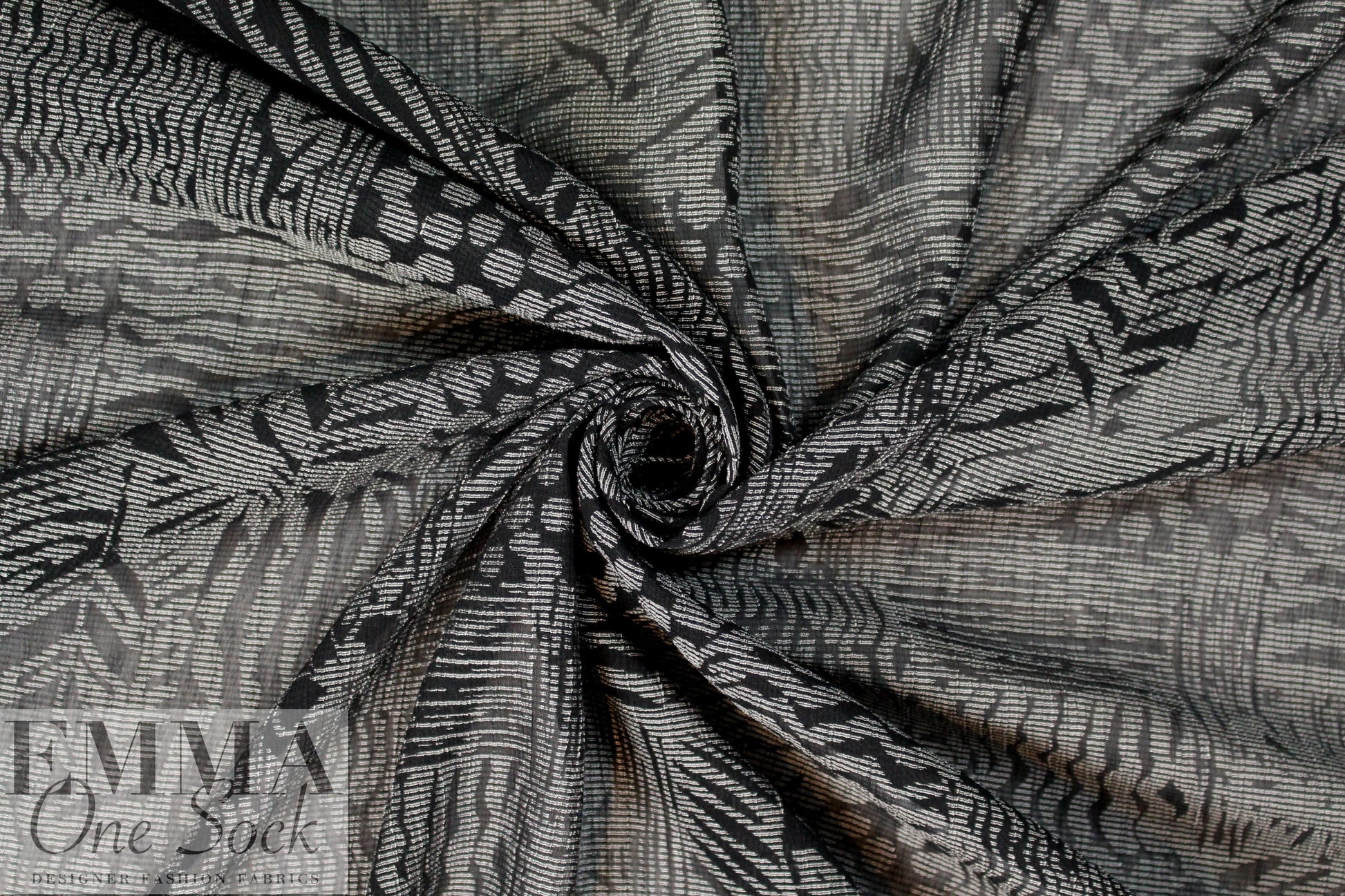 CA designer yarn dyed wood cut novelty weave