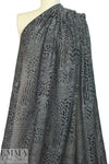 CA designer yarn dyed wood cut novelty weave