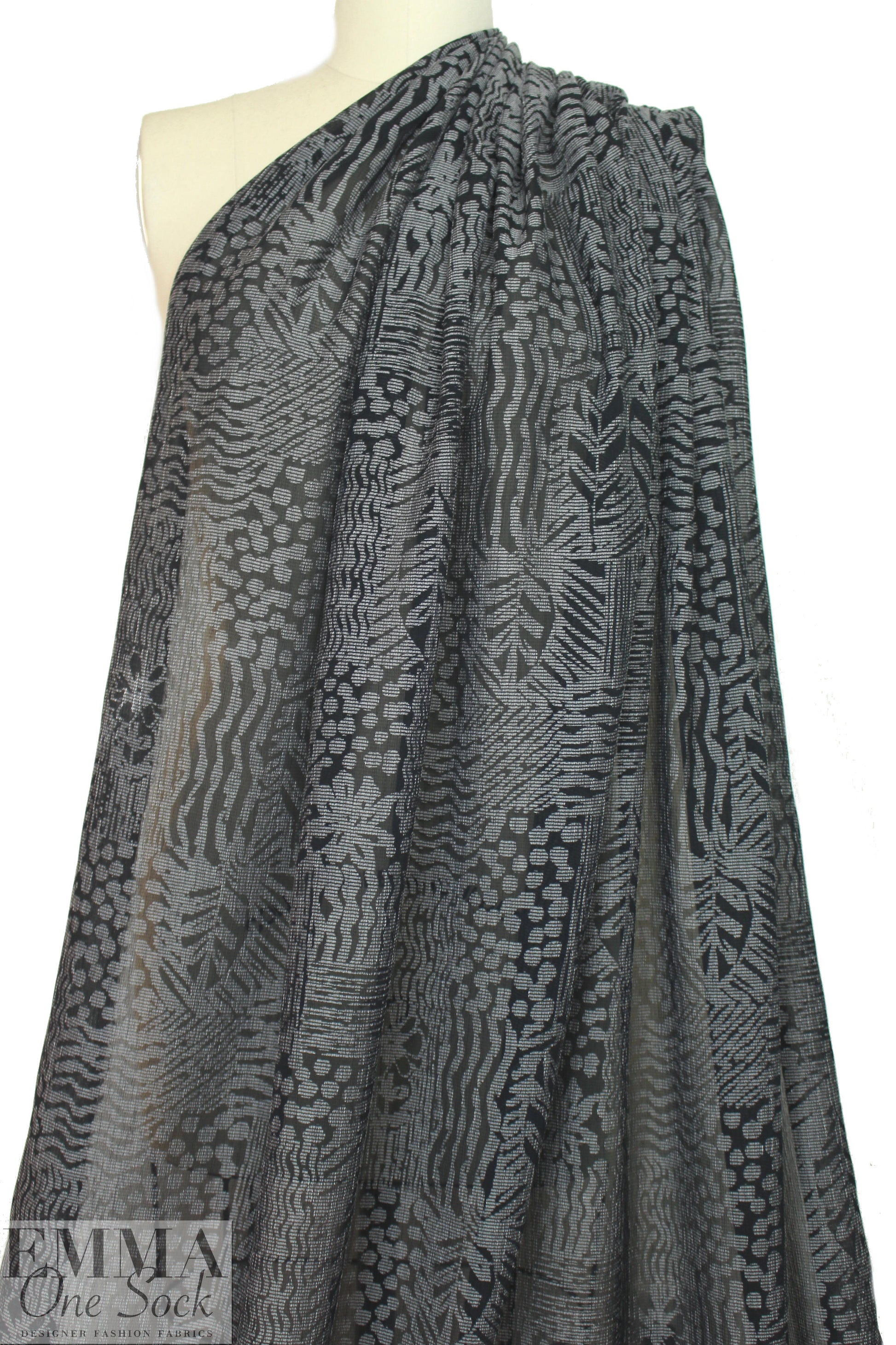 CA designer yarn dyed wood cut novelty weave 1.625 yd