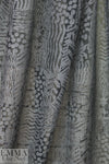 CA designer yarn dyed wood cut novelty weave 1 yard