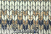 Yiga1 Azroue1 cotton blend novelty weave - beige/navy