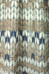 Yiga1 Azroue1 cotton blend novelty weave - beige/navy