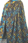 Italian autumn wool fleece with infused sparkle organza