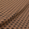 CA designer 'copper stars' woven stretch jacquard 1.625 yds