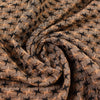 CA designer 'copper stars' woven stretch jacquard 1.625 yds