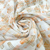 French cotton blend novelty 'plaid' woven 3 yd