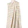 French cotton blend novelty 'plaid' woven 3 yd