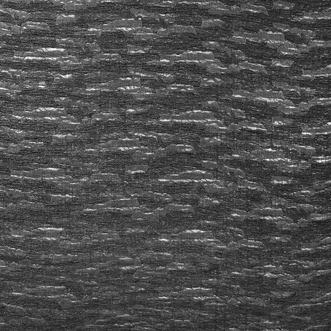 French fancy textured novelty woven - matte black/lurex 1.875 yd