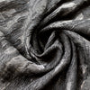 French fancy textured novelty woven - matte black/lurex 2.5 yd