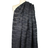 French fancy textured novelty woven - matte black/lurex .75 yds