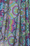 intricate paisley medallion nylon/spandex knit
