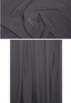 hi-tech stretch crepe 'matte hybrid' - graphite 1.125 yds