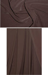 hi-tech stretch crepe 'matte hybrid' - dk. choc. 1.875 yd