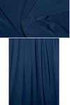 hi-tech stretch crepe 'matte hybrid' - navy 1 yard
