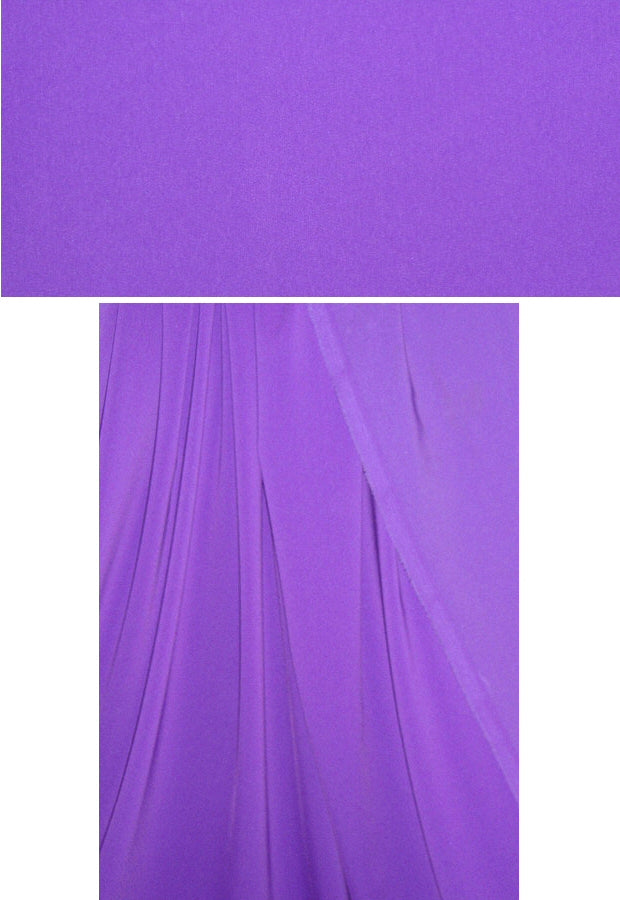 hi-tech stretch crepe 'matte hybrid' - violet