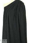 O! Jolly! black Cobblestone sweater knit 1.375 yds