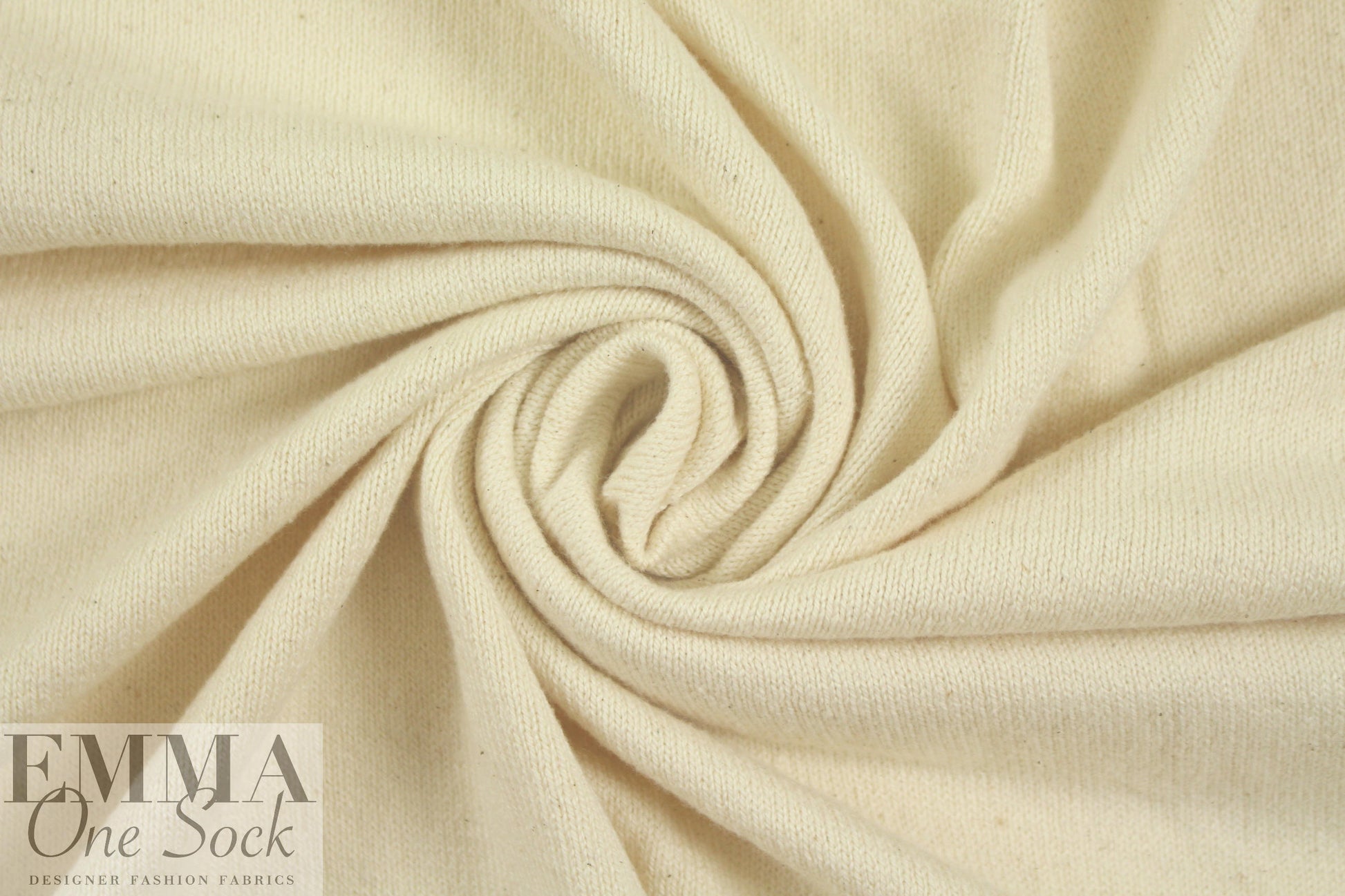 O! Jolly! natural white cotton jersey sweater knit