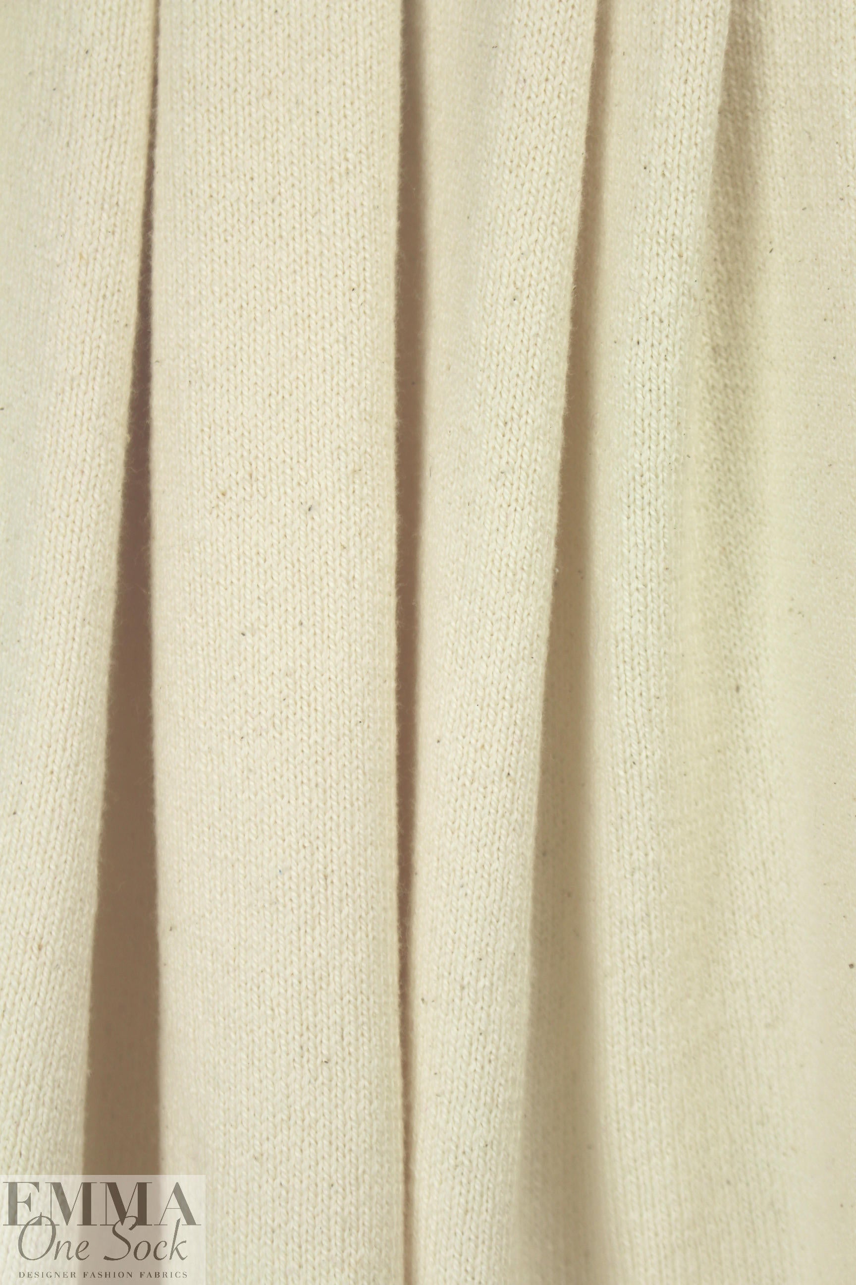 O! Jolly! natural white cotton jersey sweater knit .66 yds