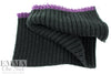 O! Jolly! black 3.5-inch wide sweater knit ribbing