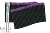 O! Jolly! black 3.5-inch wide sweater knit ribbing
