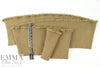 O! Jolly! cappuccino 4-inch wide sweater knit ribbing  1 yard