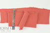O! Jolly! persimmon 4-inch wide sweater knit ribbing