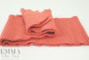 O! Jolly! persimmon 4-inch wide ribbing  3 lengths