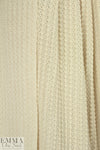 O! Jolly! natural white Saratoga Rib sweater knit