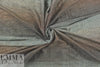 Italian viscose/metallic ombre' stripe woven