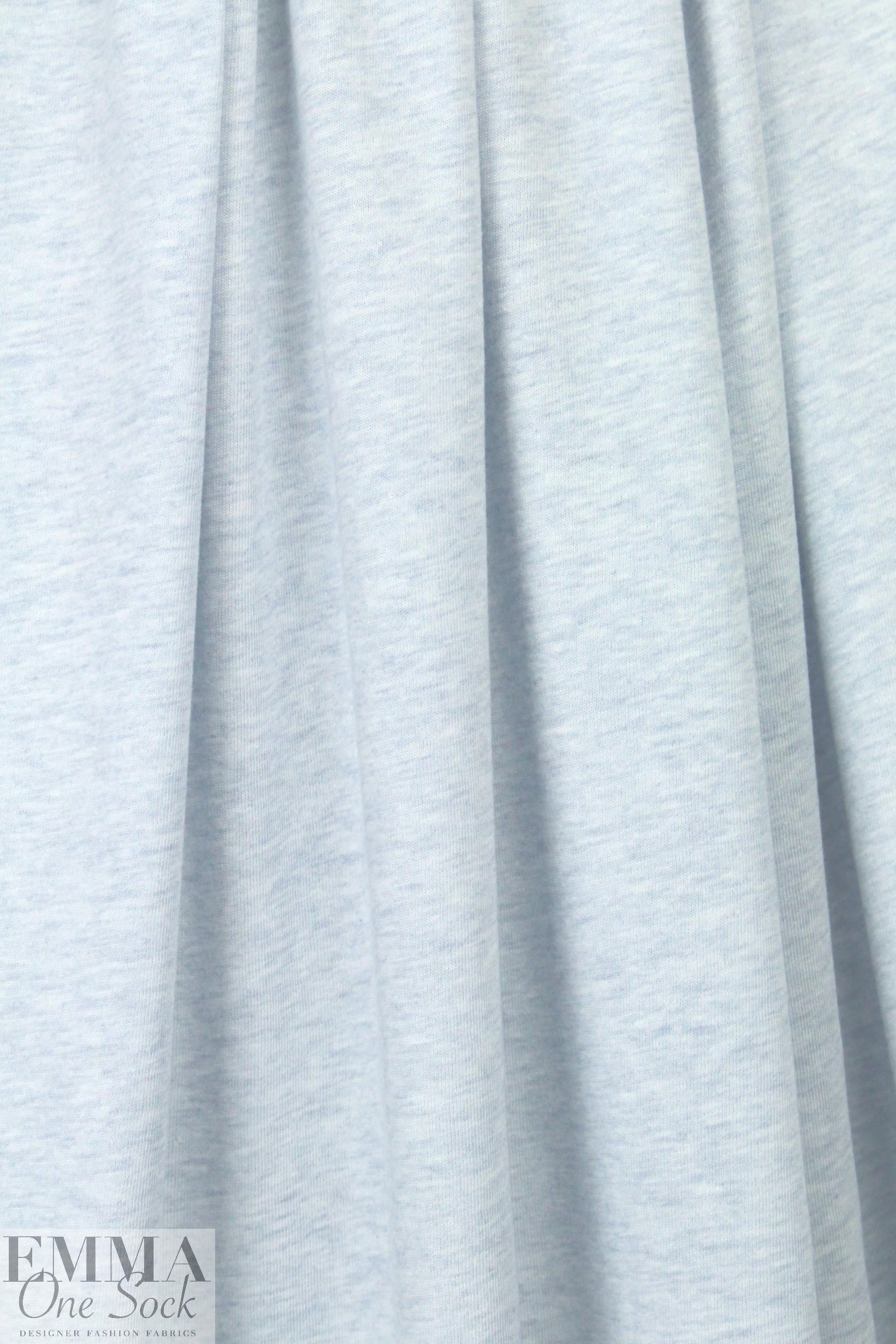 natural dye organic cotton jersey - soft blue 1.5 yds