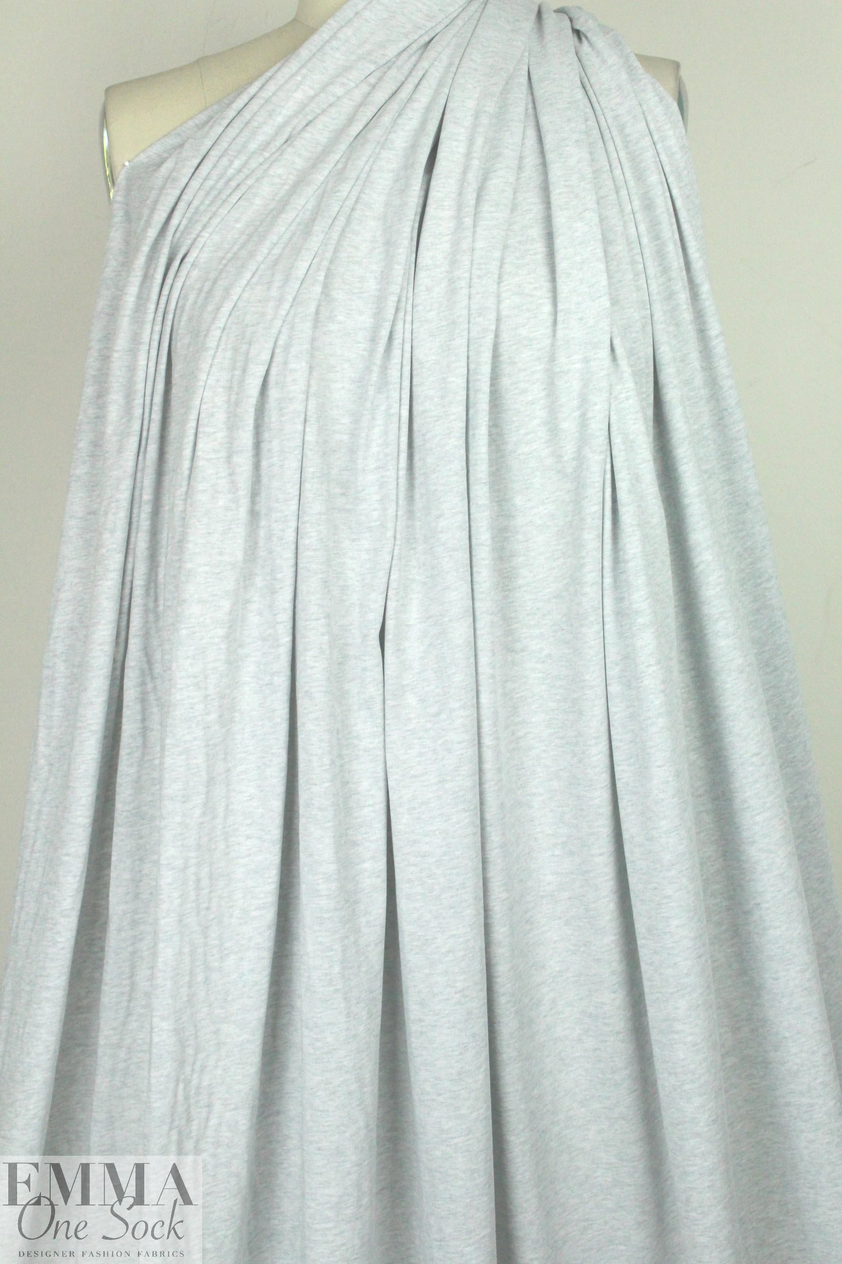 natural dye organic cotton jersey - cloud 1.875 yd
