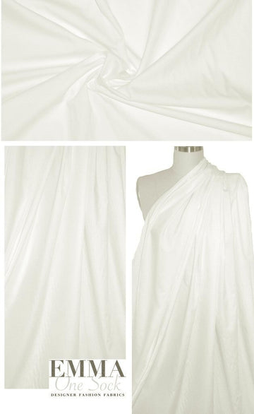 organic cotton poplin shirting woven - natural