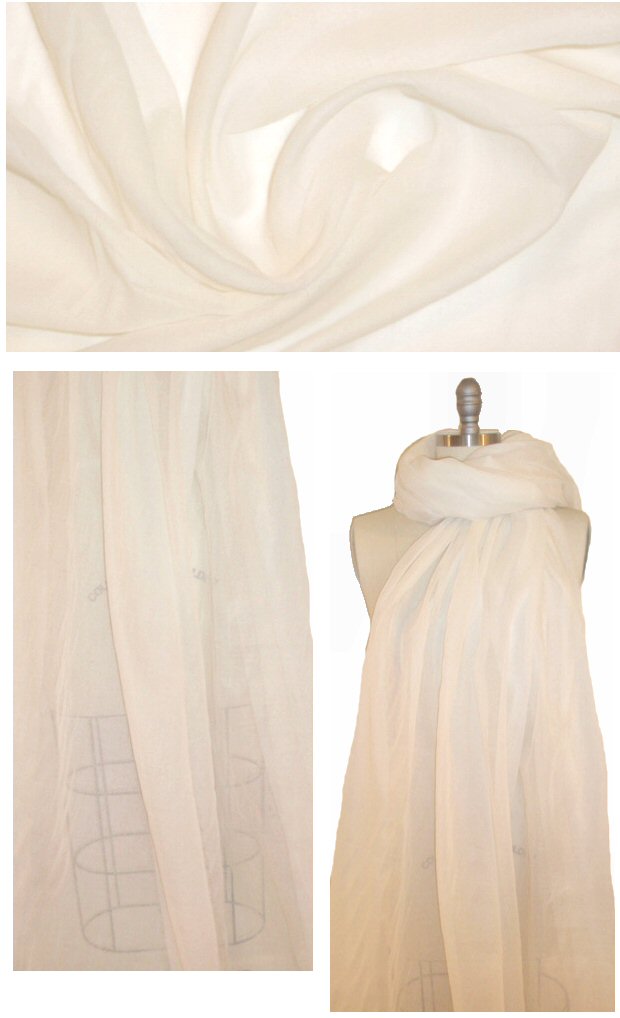 100% organic cotton gauze - greige (undyed)