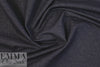 organic dark blue 4-way stretch knit denim