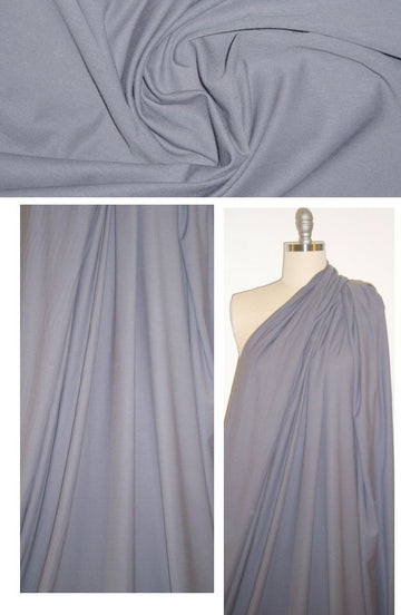 organic 100% cotton lightweight knit - slate gray