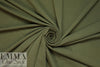 army green organic cotton/spandex jersey 4-way .5 yds