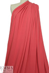 bright coral organic cotton/spandex jersey 4-way .625 yds