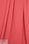 bright coral organic cotton/spandex jersey 4-way .625 yds