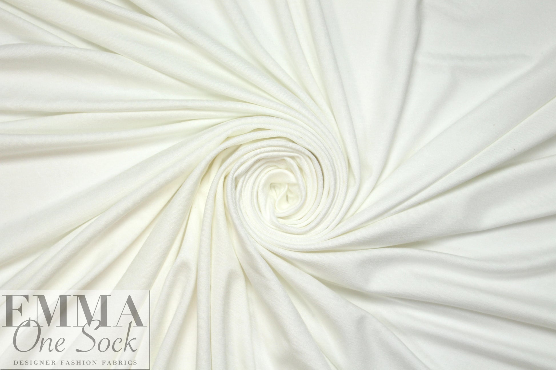 creamy white lightweight rayon jersey 4-way