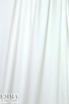 creamy white lightweight rayon jersey 4-way 1.75 yd