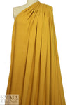 mustard lightweight rayon jersey 4-way 1.5 yd