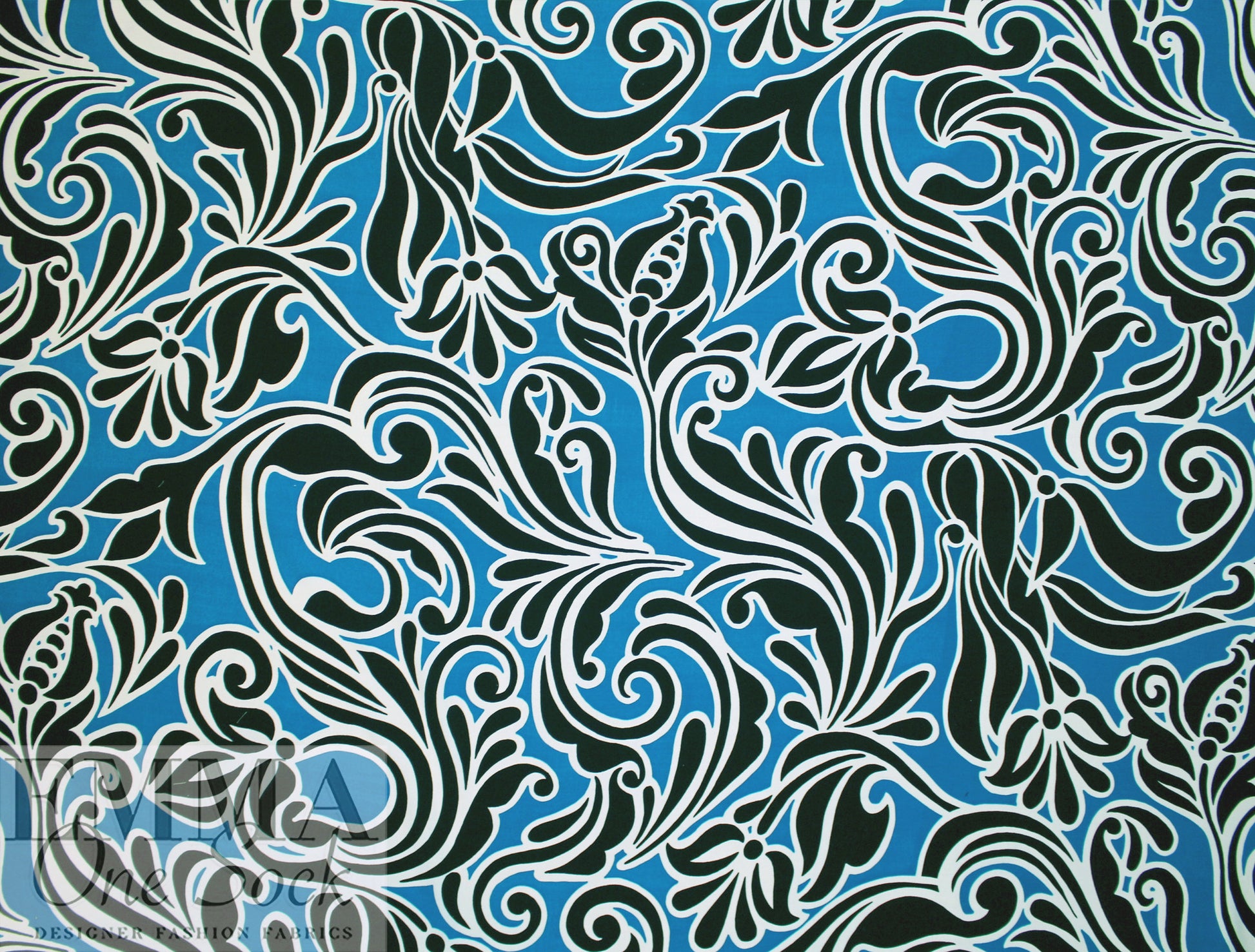 Massim0 'bold and baroque' ORGANIC viscose crepe 1.75 yd