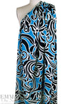 Massim0 'bold and baroque' ORGANIC viscose crepe 1.75 yd