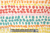 Italian silk organza - graphic dotty stripe